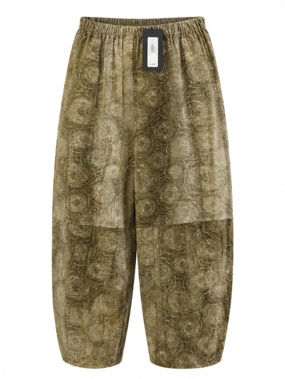 Bryn Walker XL Olivier Pant Olive Greens/Tan Textured Oversized NEW Retail